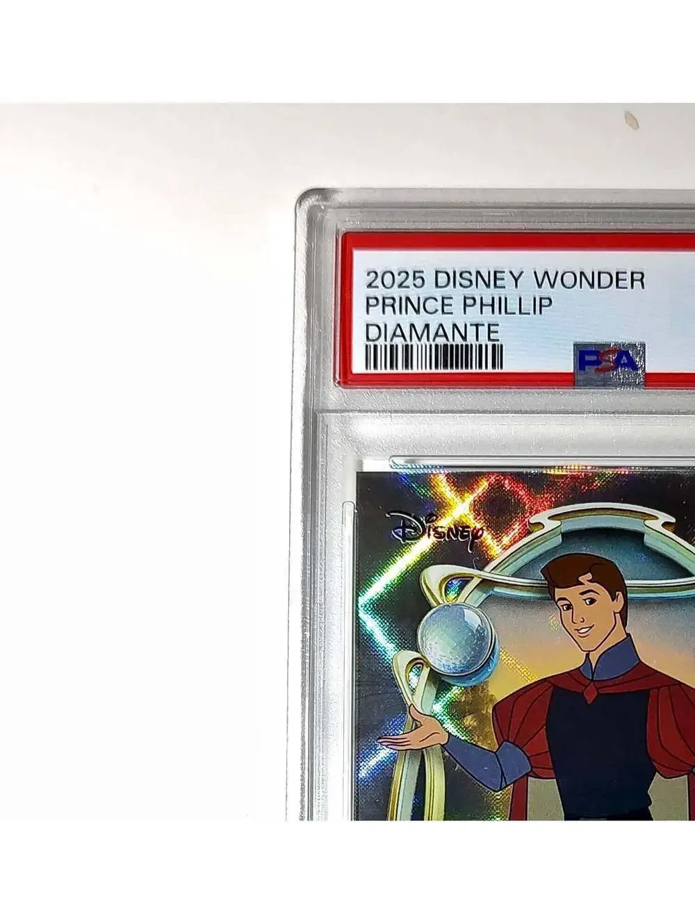 Prince Phillip 2025 Topps Disney #34 Winter Variant Card Sleeping Beauty PSA 9